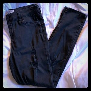 Black jeggings